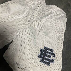 Eric Emanuel Men's White and Grey Shorts